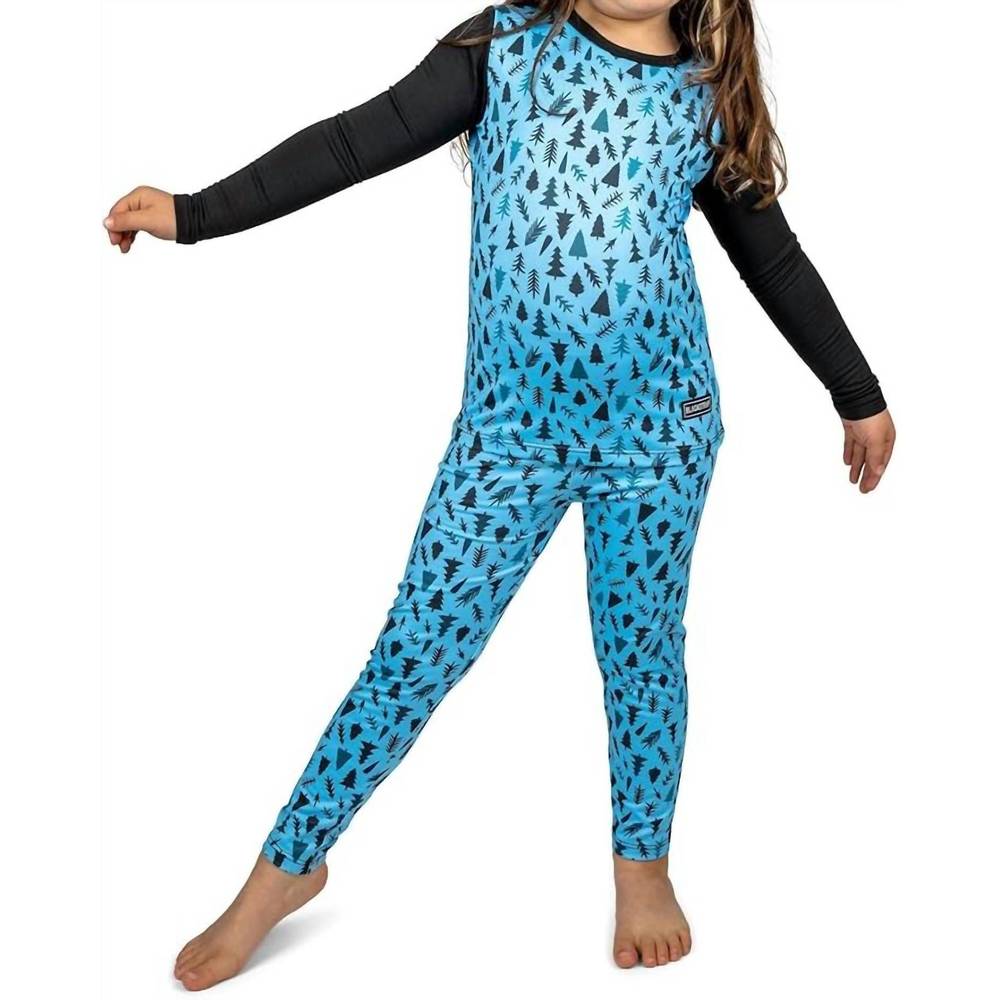 NEW BLACKSTRAP kids therma pant in trees aqua